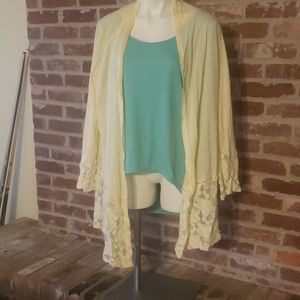 Cream colored light cardigan